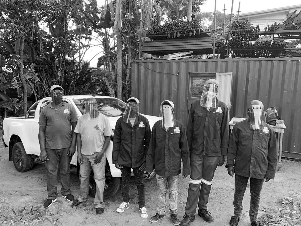 Da Rocca Projects site team on location